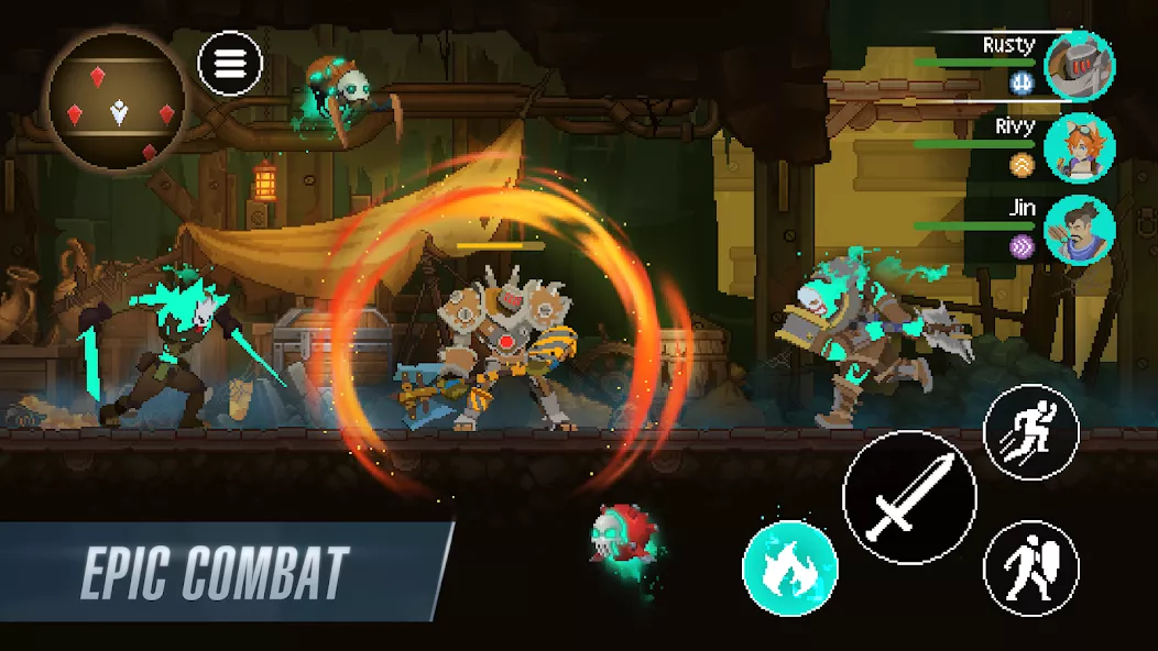 Driftfall: Pixel Action RPG 截图