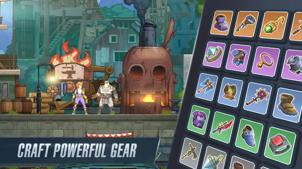 Driftfall: Pixel Action RPG 截图